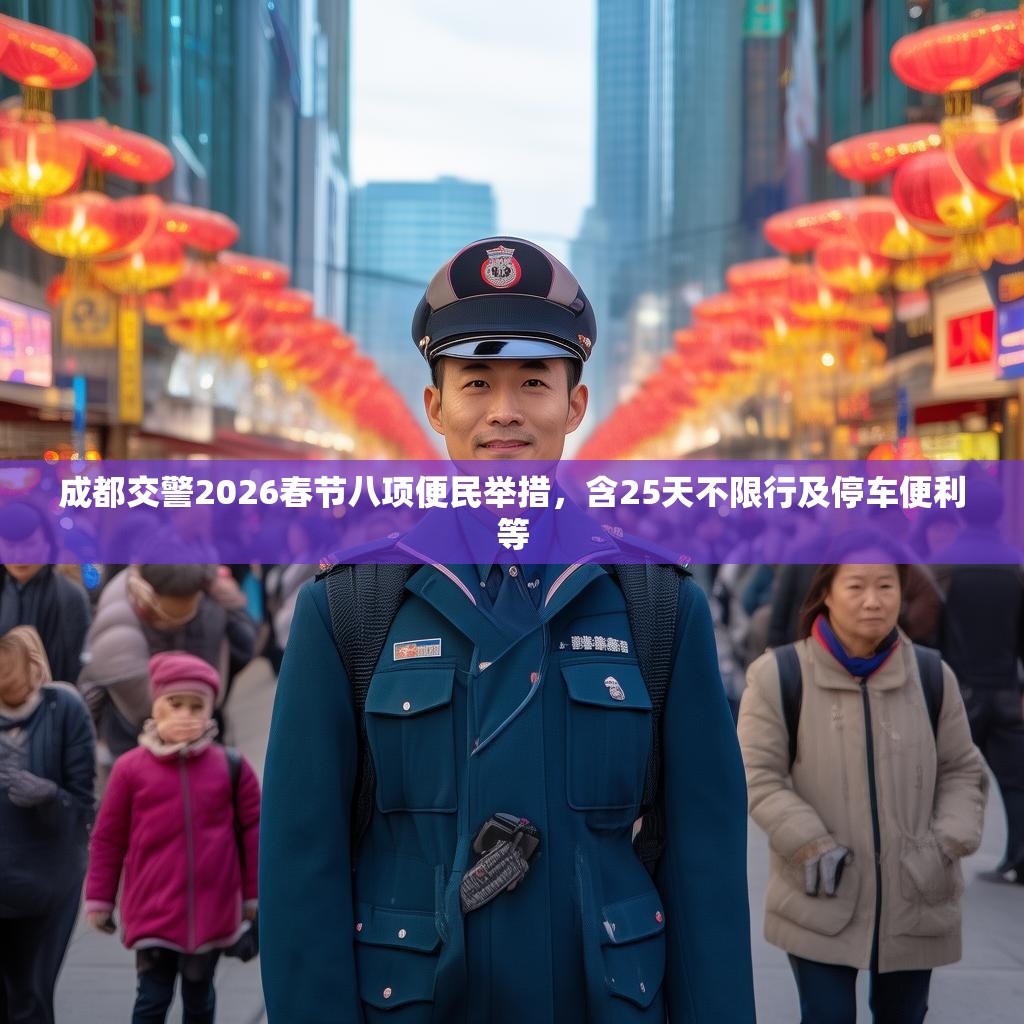 成都交警2026春节八项便民举措，含25天不限行及停车便利等