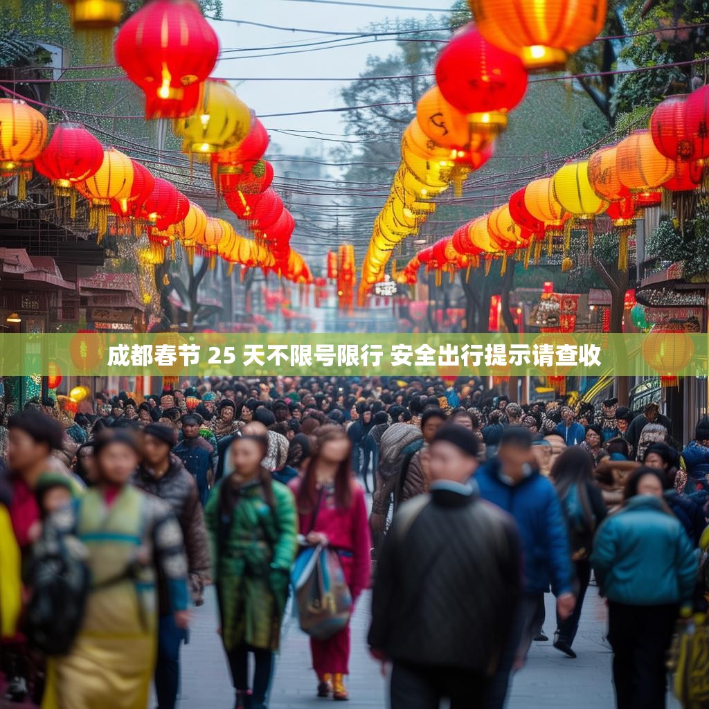 成都春节 25 天不限号限行 安全出行提示请查收