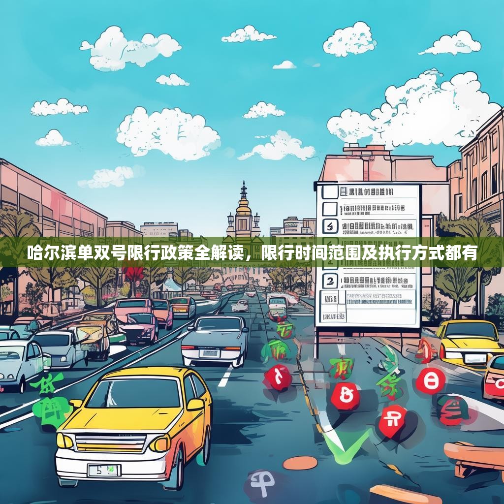 哈尔滨单双号限行政策全解读，限行时间范围及执行方式都有
