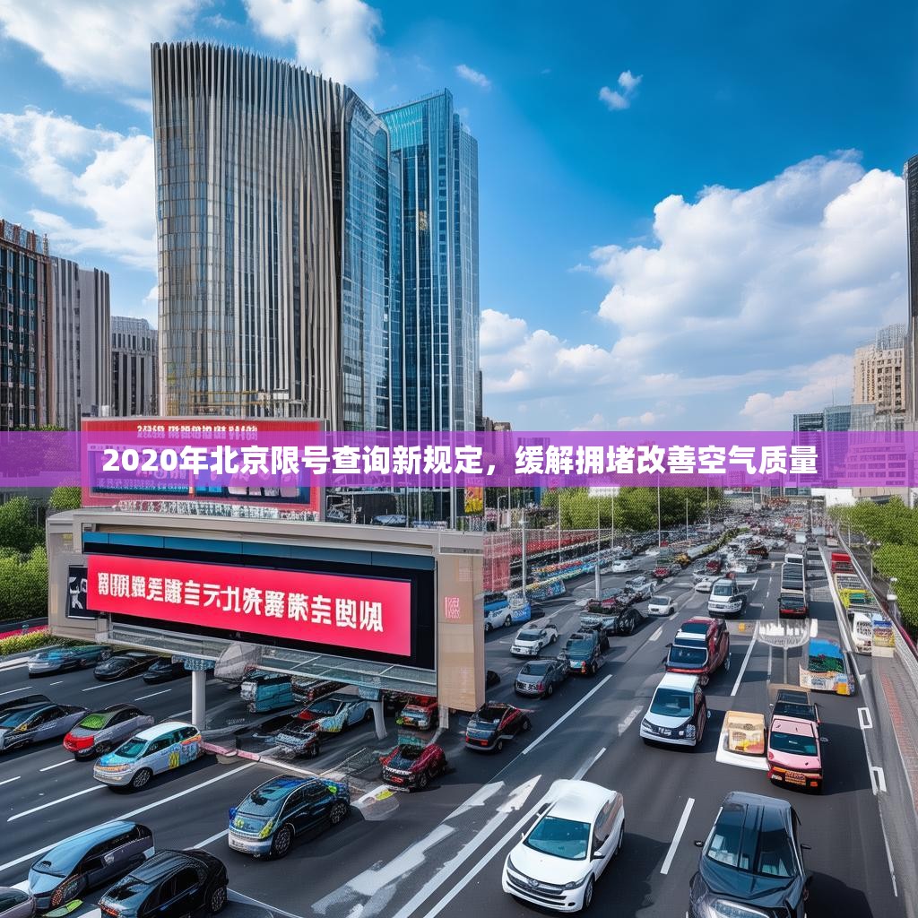 2020年北京限号查询新规定，缓解拥堵改善空气质量