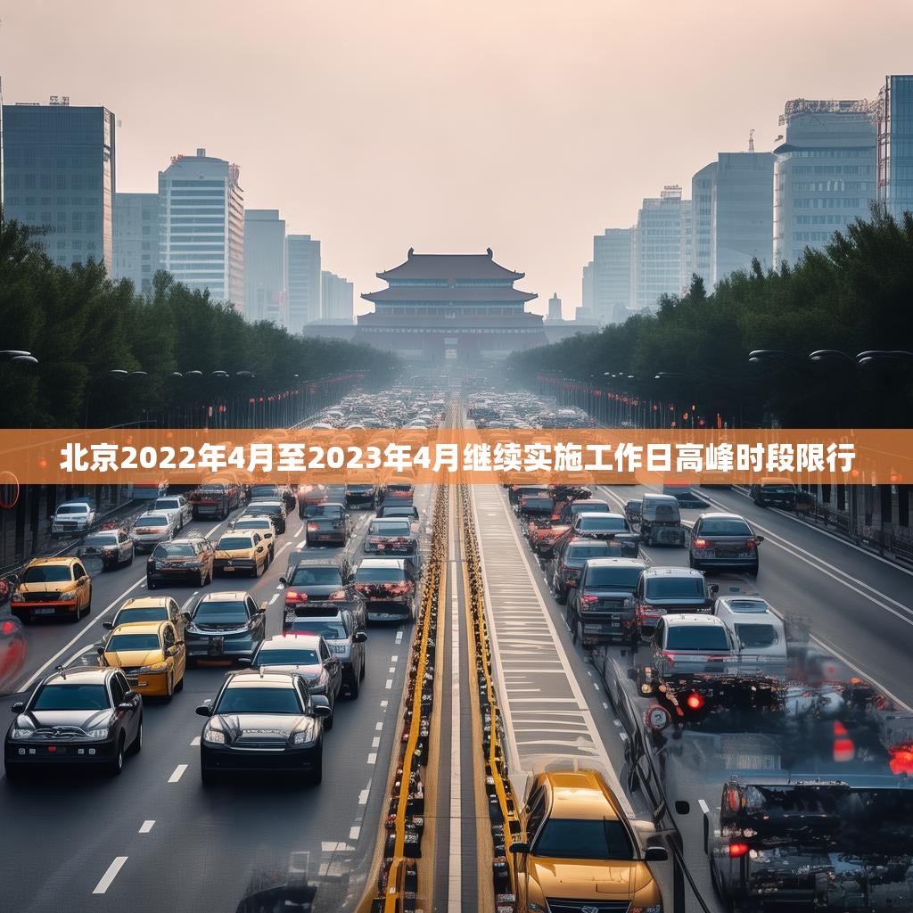 北京2022年4月至2023年4月继续实施工作日高峰时段限行