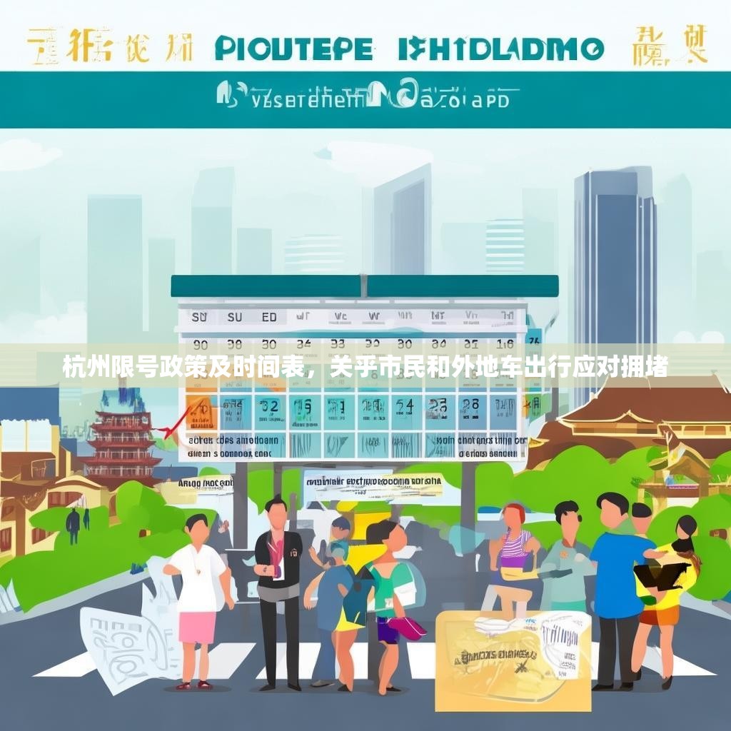 杭州限号政策及时间表，关乎市民和外地车出行应对拥堵