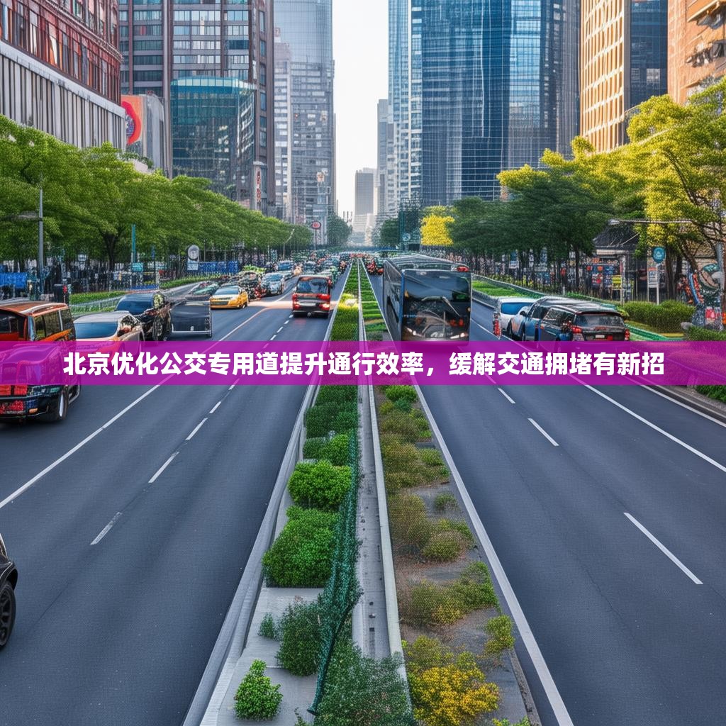 北京优化公交专用道提升通行效率，缓解交通拥堵有新招