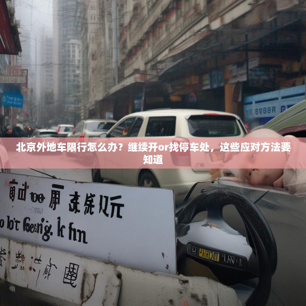 北京外地车限行怎么办？继续开or找停车处，这些应对方法要知道