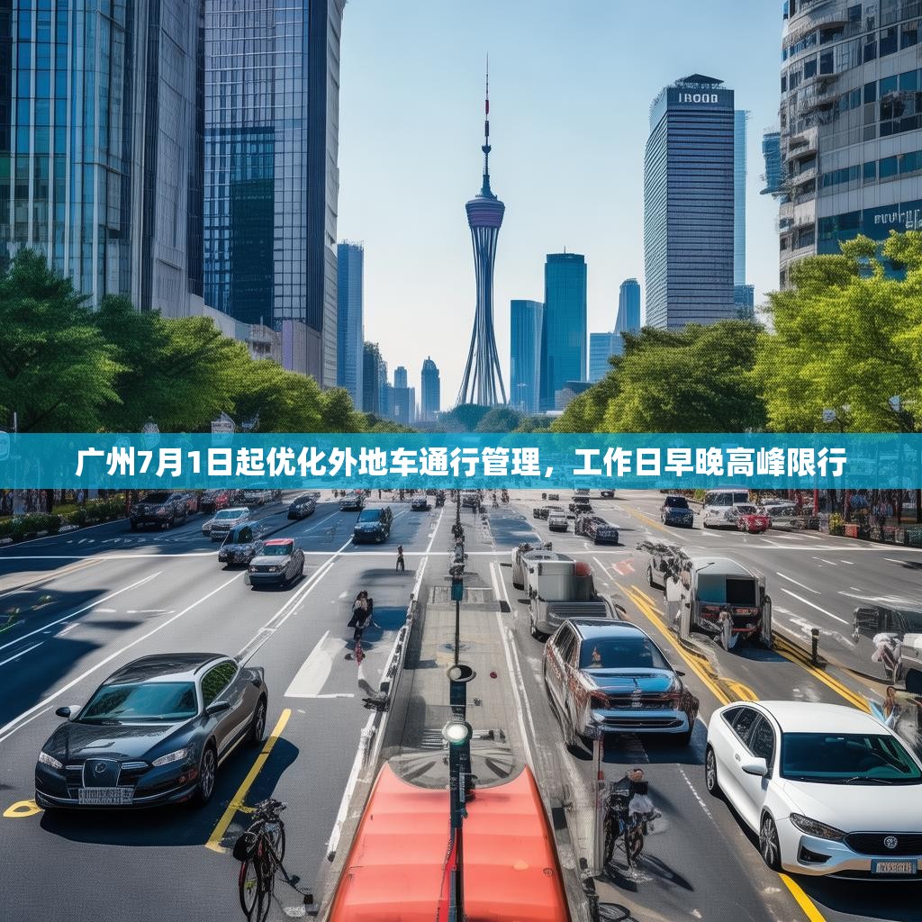 广州7月1日起优化外地车通行管理，工作日早晚高峰限行