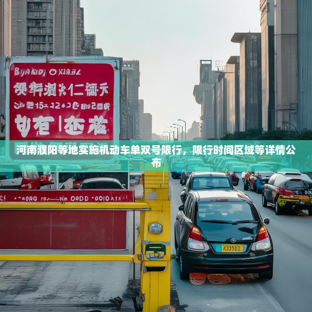 河南濮阳等地实施机动车单双号限行，限行时间区域等详情公布