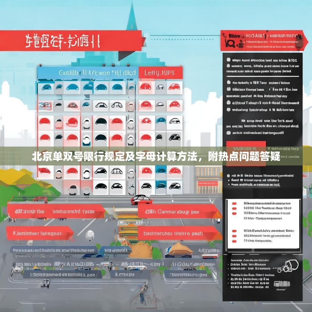 北京单双号限行规定及字母计算方法，附热点问题答疑
