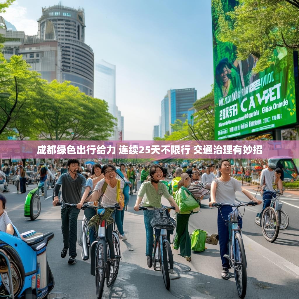 成都绿色出行给力 连续25天不限行 交通治理有妙招