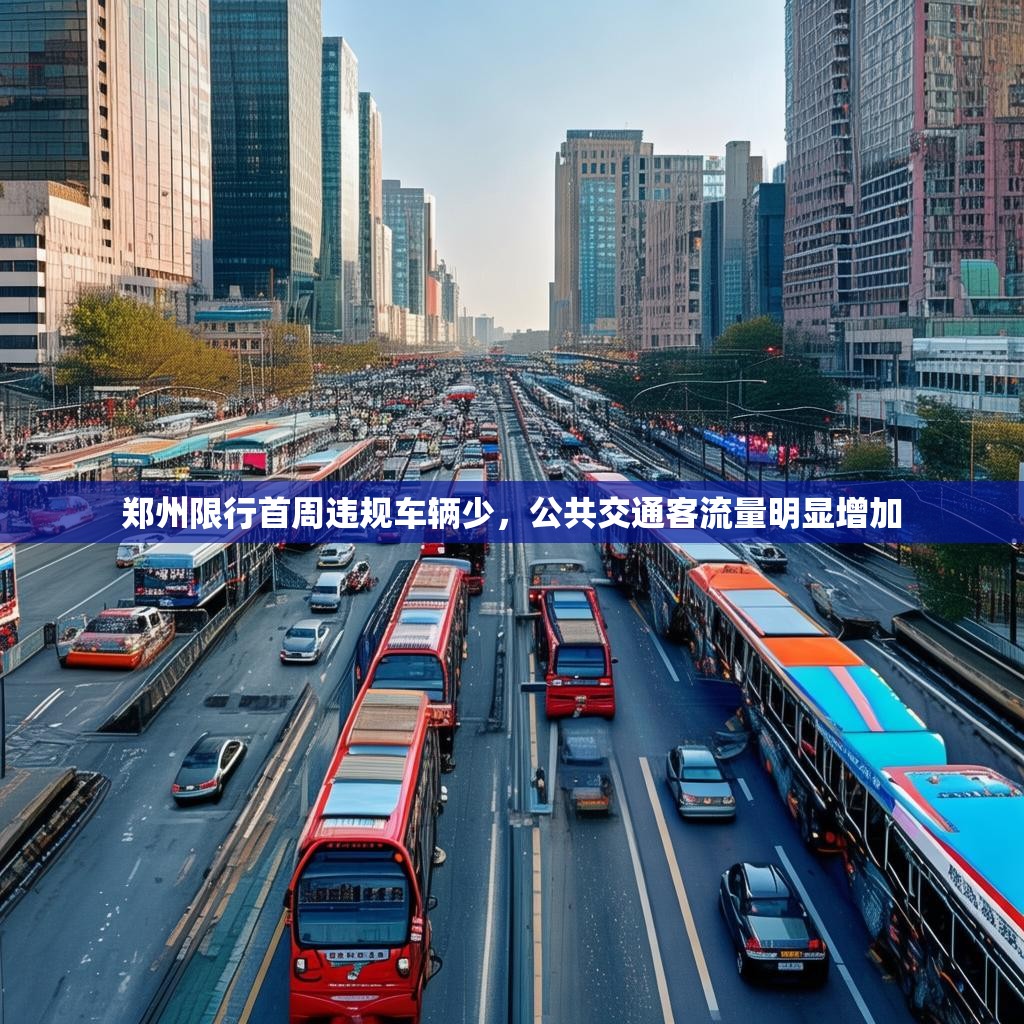 郑州限行首周违规车辆少，公共交通客流量明显增加