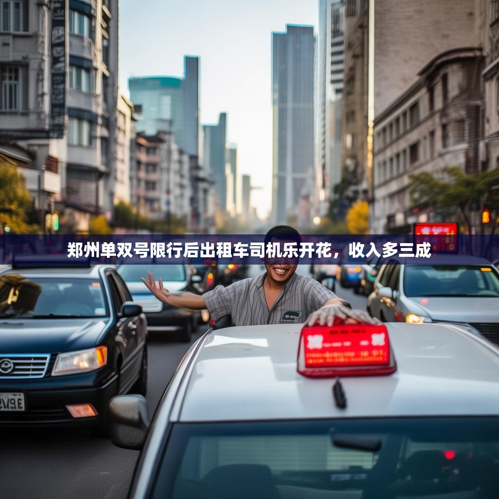 郑州单双号限行后出租车司机乐开花，收入多三成