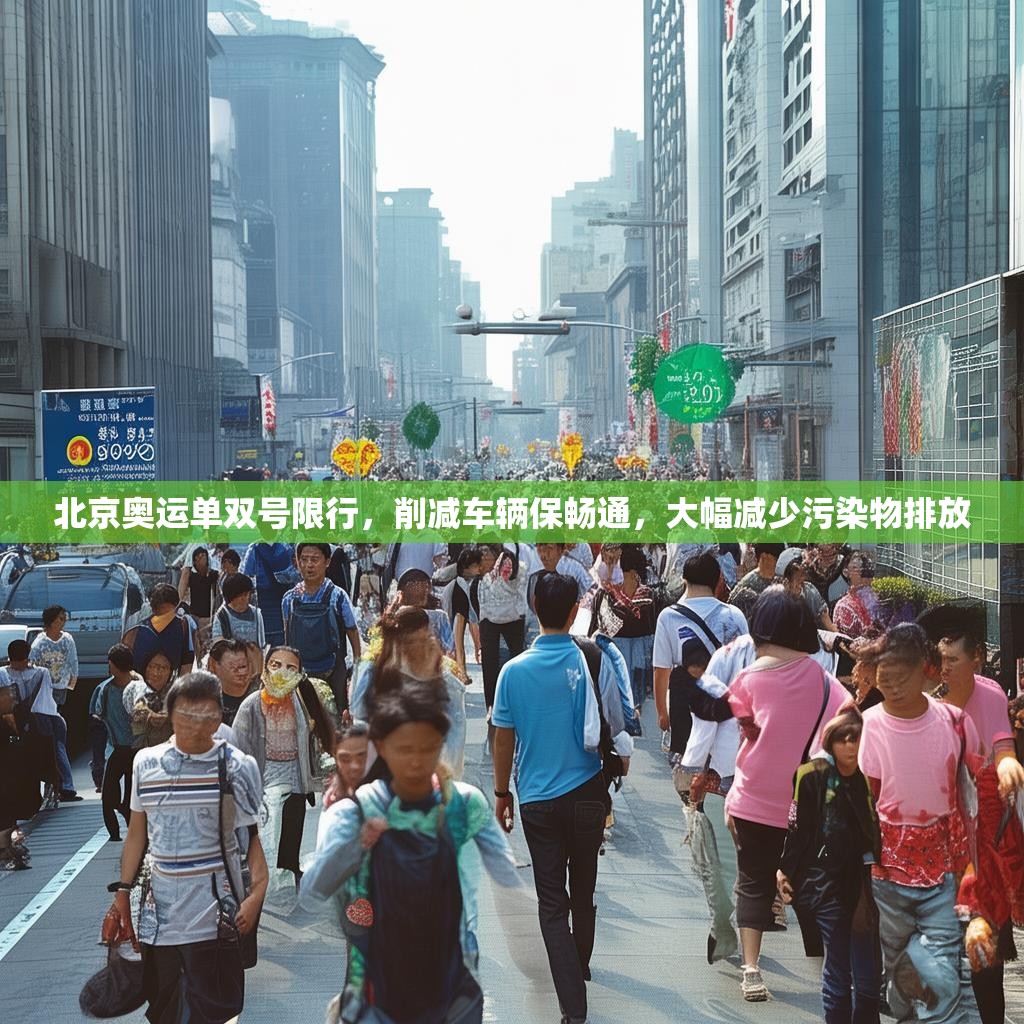 北京奥运单双号限行，削减车辆保畅通，大幅减少污染物排放