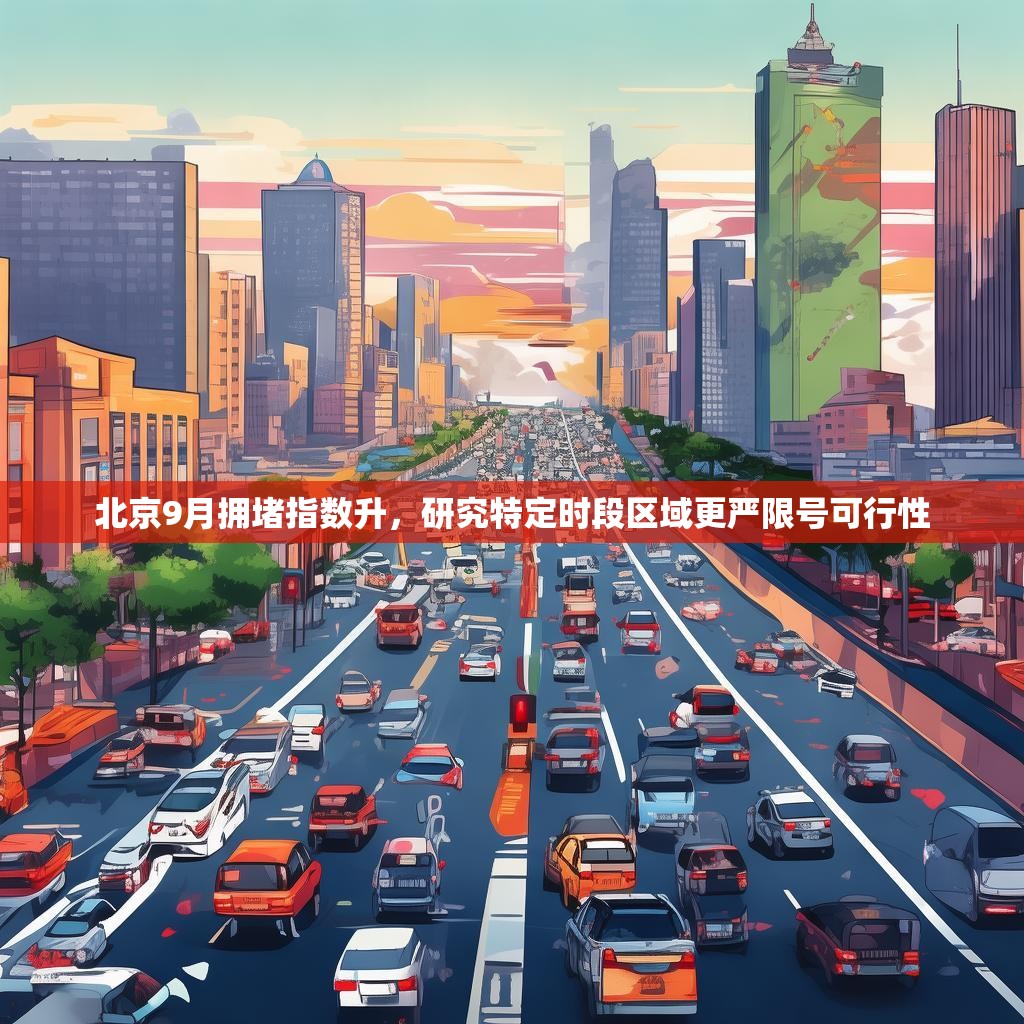 北京9月拥堵指数升，研究特定时段区域更严限号可行性