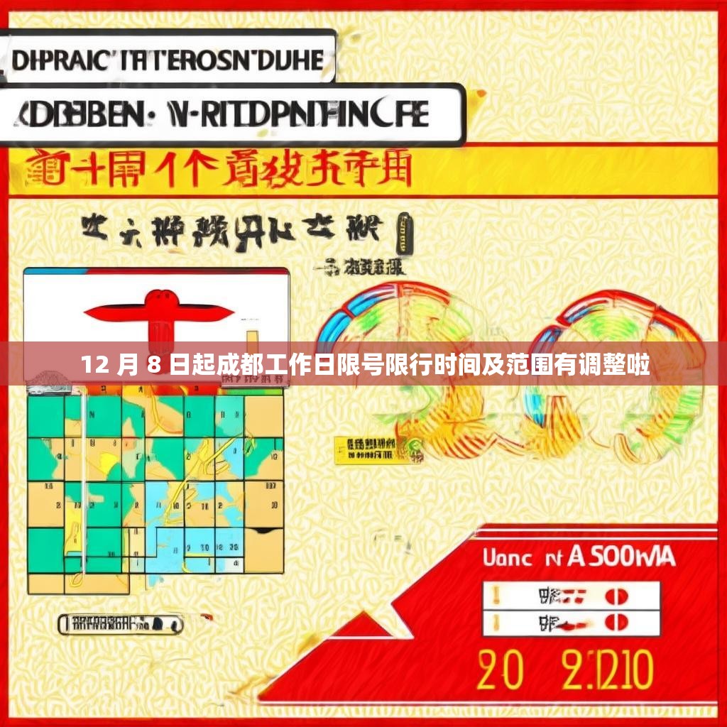 12 月 8 日起成都工作日限号限行时间及范围有调整啦