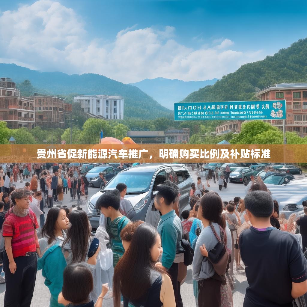 贵州省促新能源汽车推广,明确购买比例及补贴标准