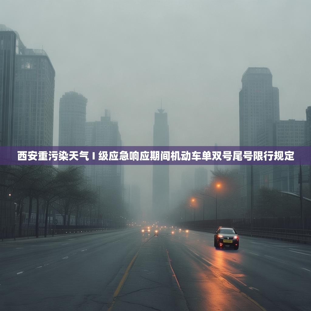 西安重污染天气 I 级应急响应期间机动车单双号尾号限行规定