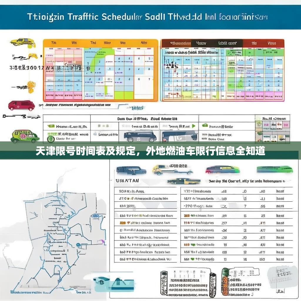 天津限号时间表及规定，外地燃油车限行信息全知道
