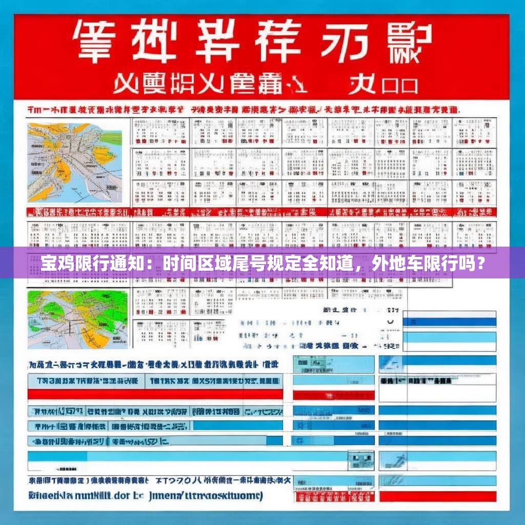 宝鸡限行通知：时间区域尾号规定全知道，外地车限行吗？
