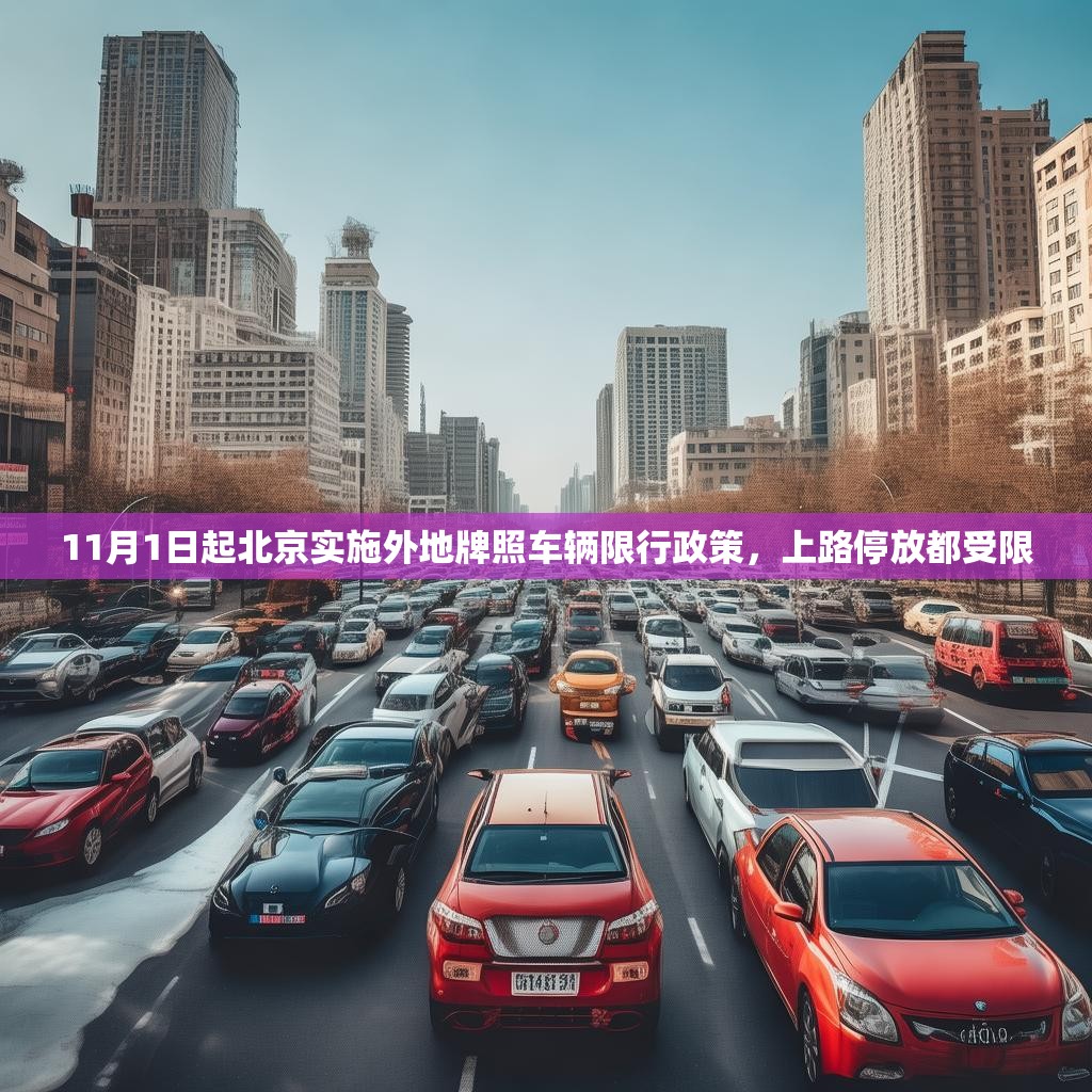 11月1日起北京实施外地牌照车辆限行政策，上路停放都受限