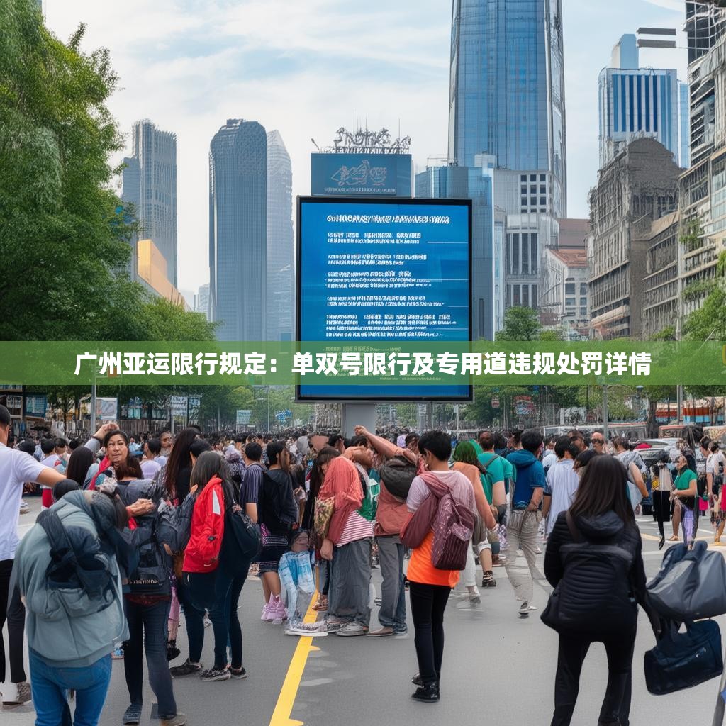 广州亚运限行规定：单双号限行及专用道违规处罚详情
