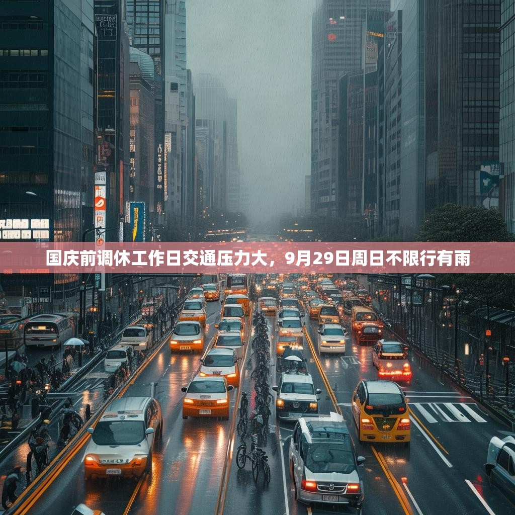 国庆前调休工作日交通压力大，9月29日周日不限行有雨