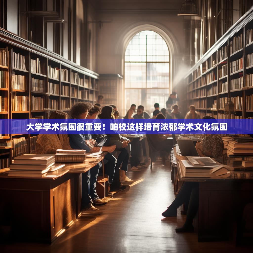 大学学术氛围很重要！咱校这样培育浓郁学术文化氛围