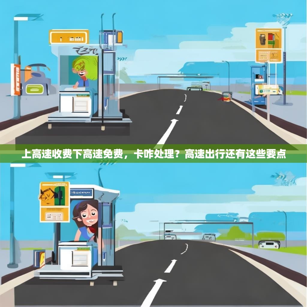 上高速收费下高速免费,卡咋处理?高速出行还有这些要点