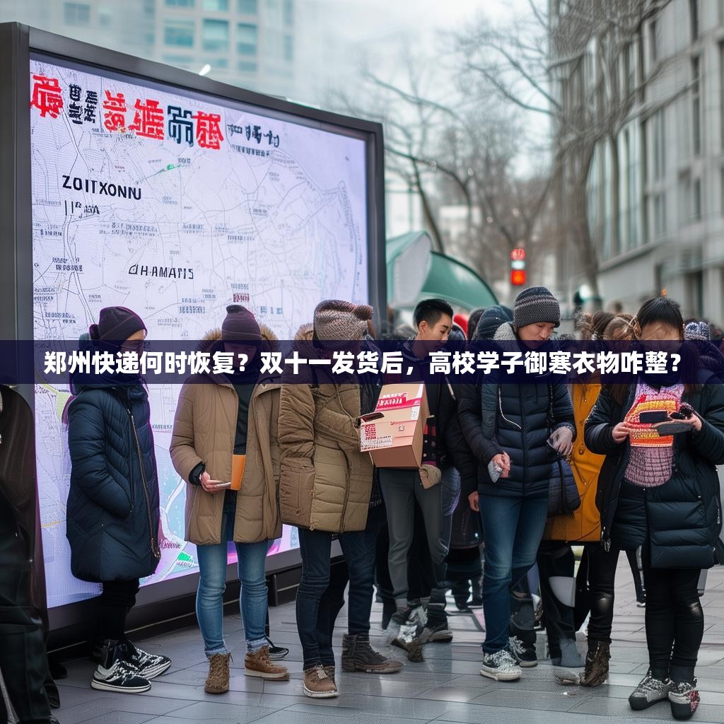 郑州快递何时恢复？双十一发货后，高校学子御寒衣物咋整？