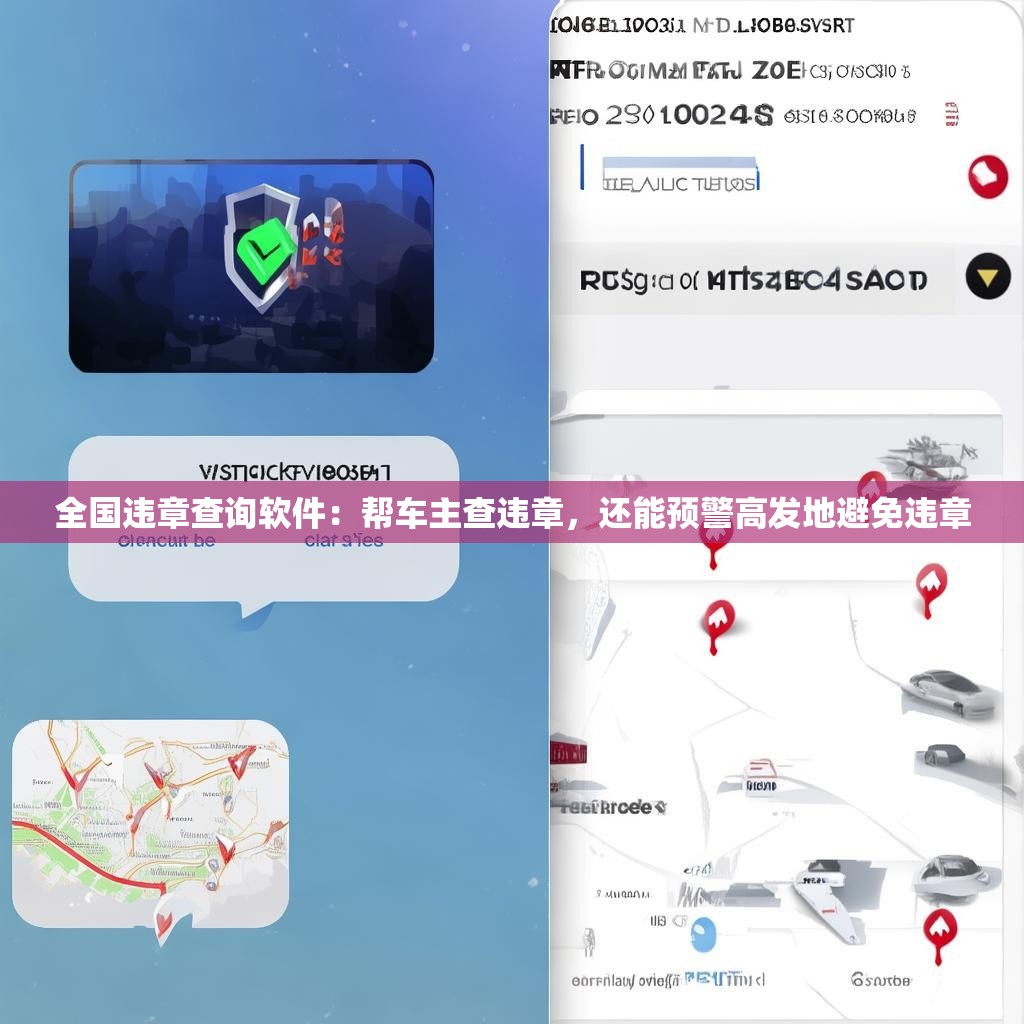全国违章查询软件：帮车主查违章，还能预警高发地避免违章