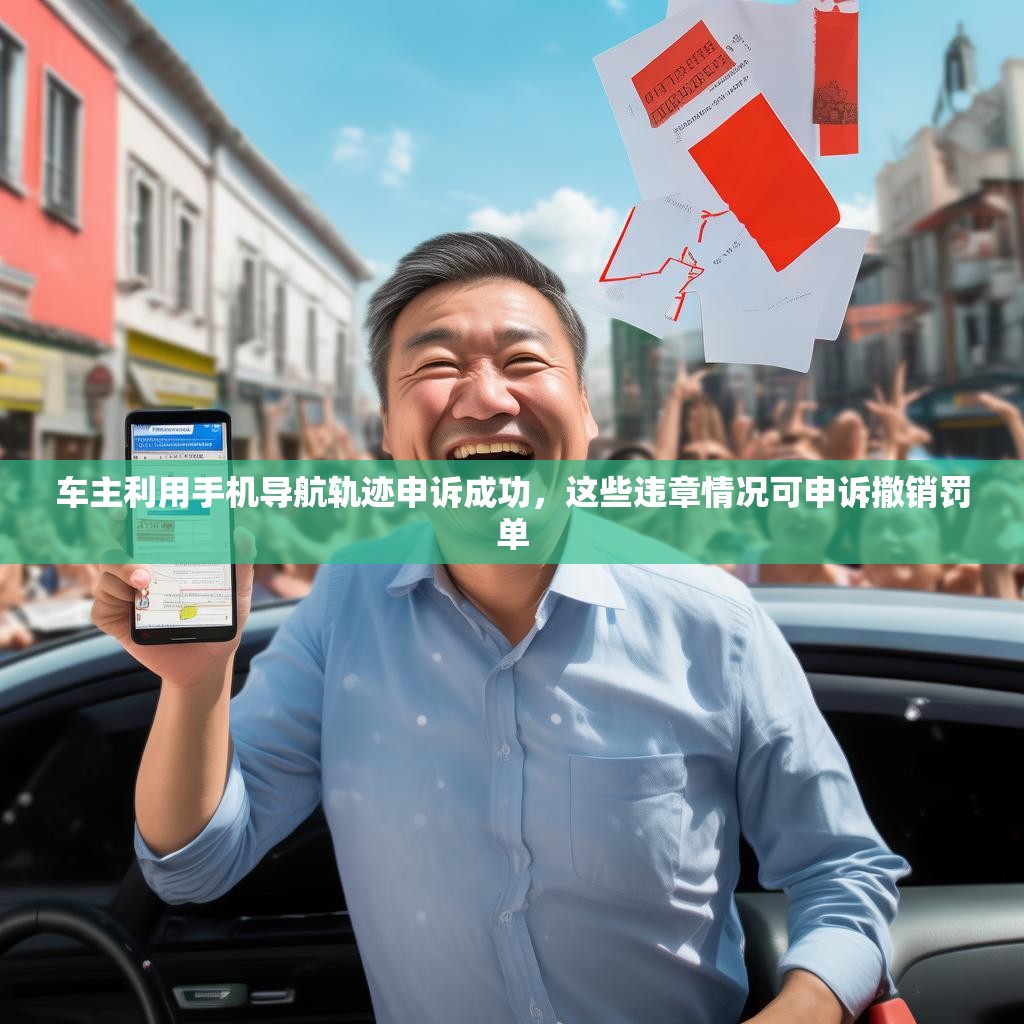 车主利用手机导航轨迹申诉成功，这些违章情况可申诉撤销罚单