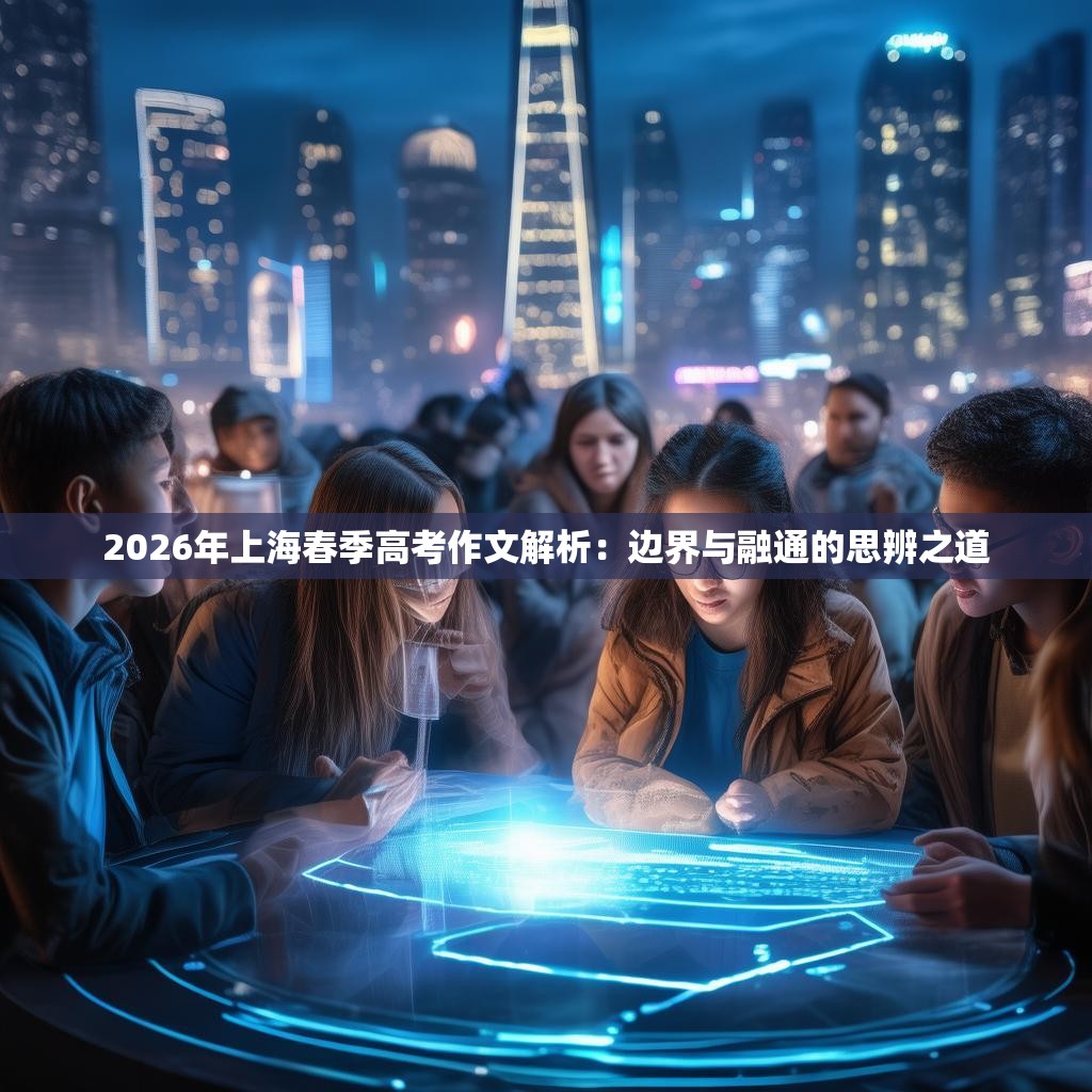 2026年上海春季高考作文解析：边界与融通的思辨之道
