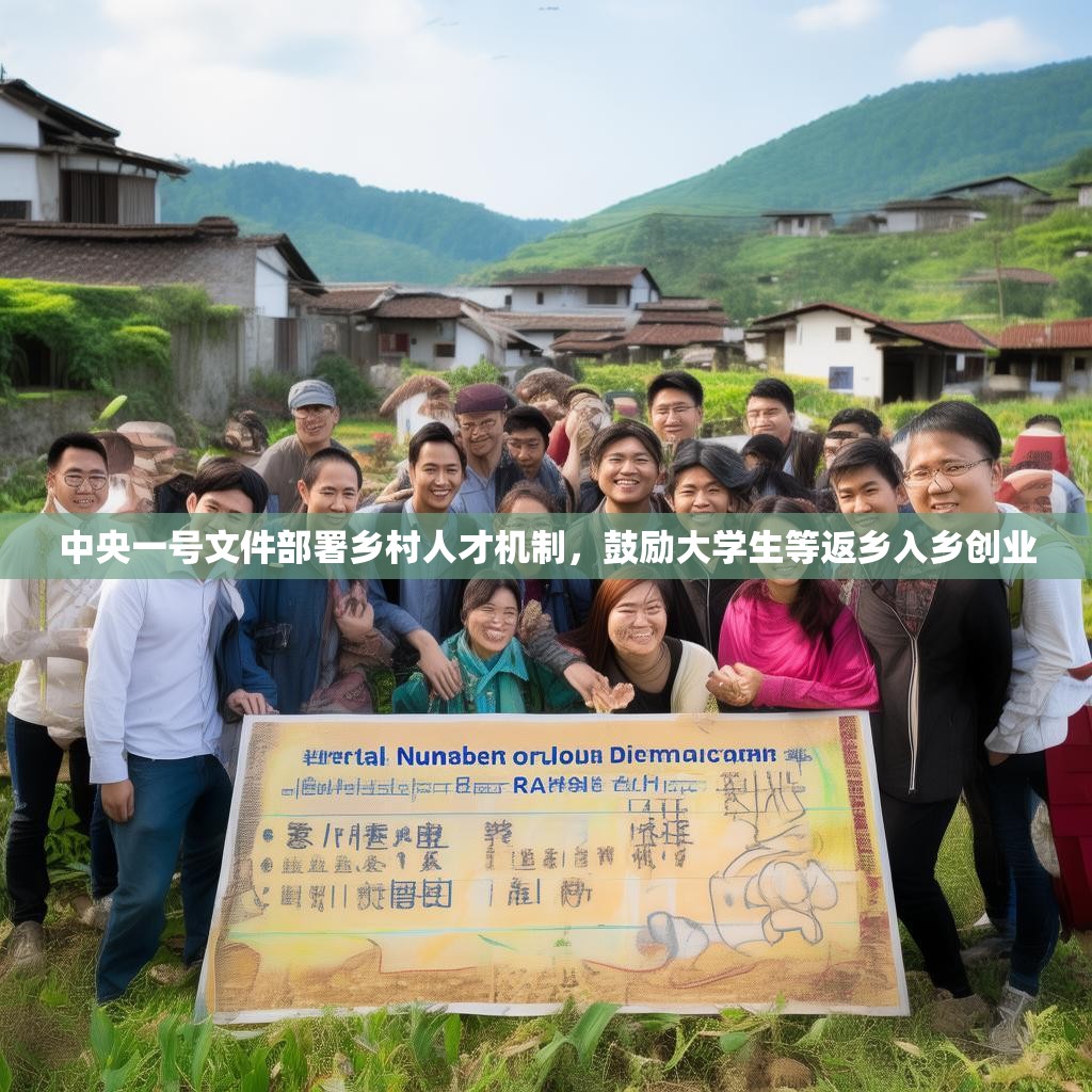 中央一号文件部署乡村人才机制，鼓励大学生等返乡入乡创业