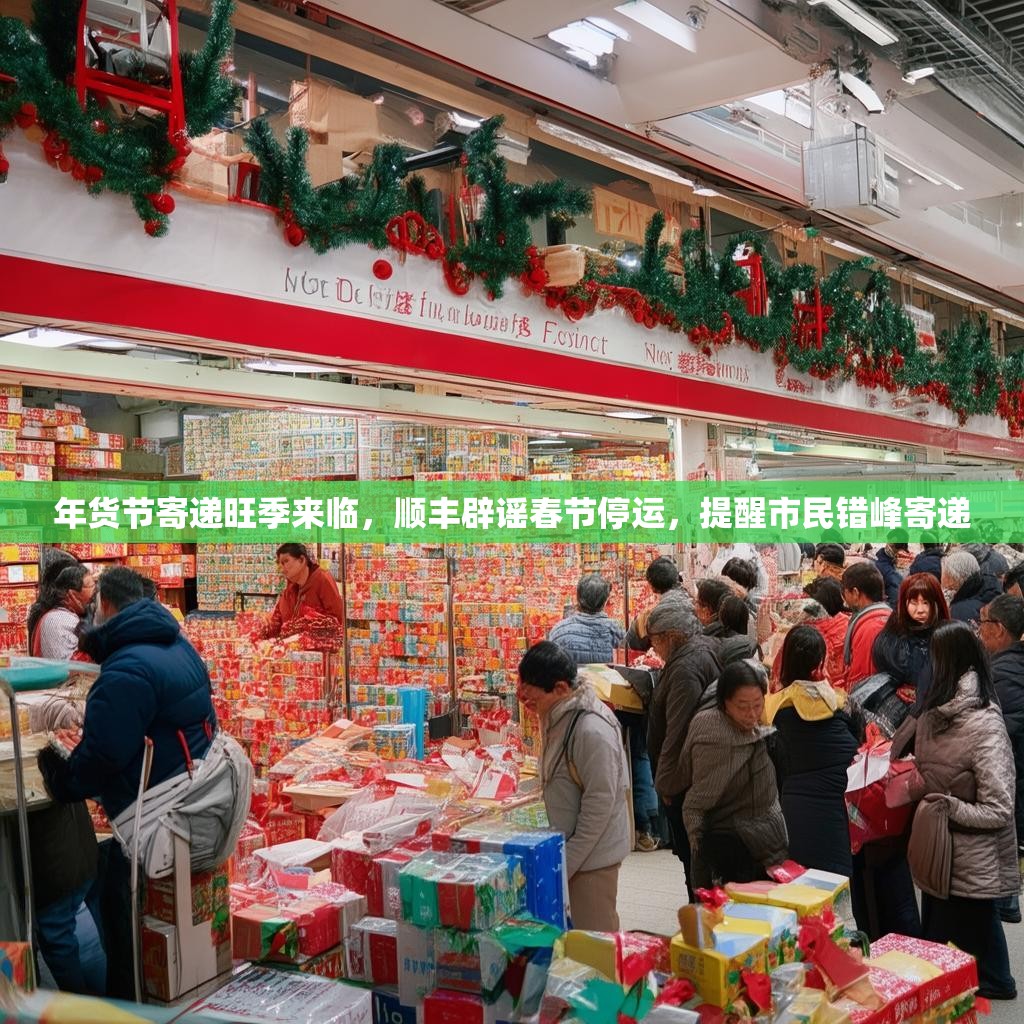 年货节寄递旺季来临，顺丰辟谣春节停运，提醒市民错峰寄递