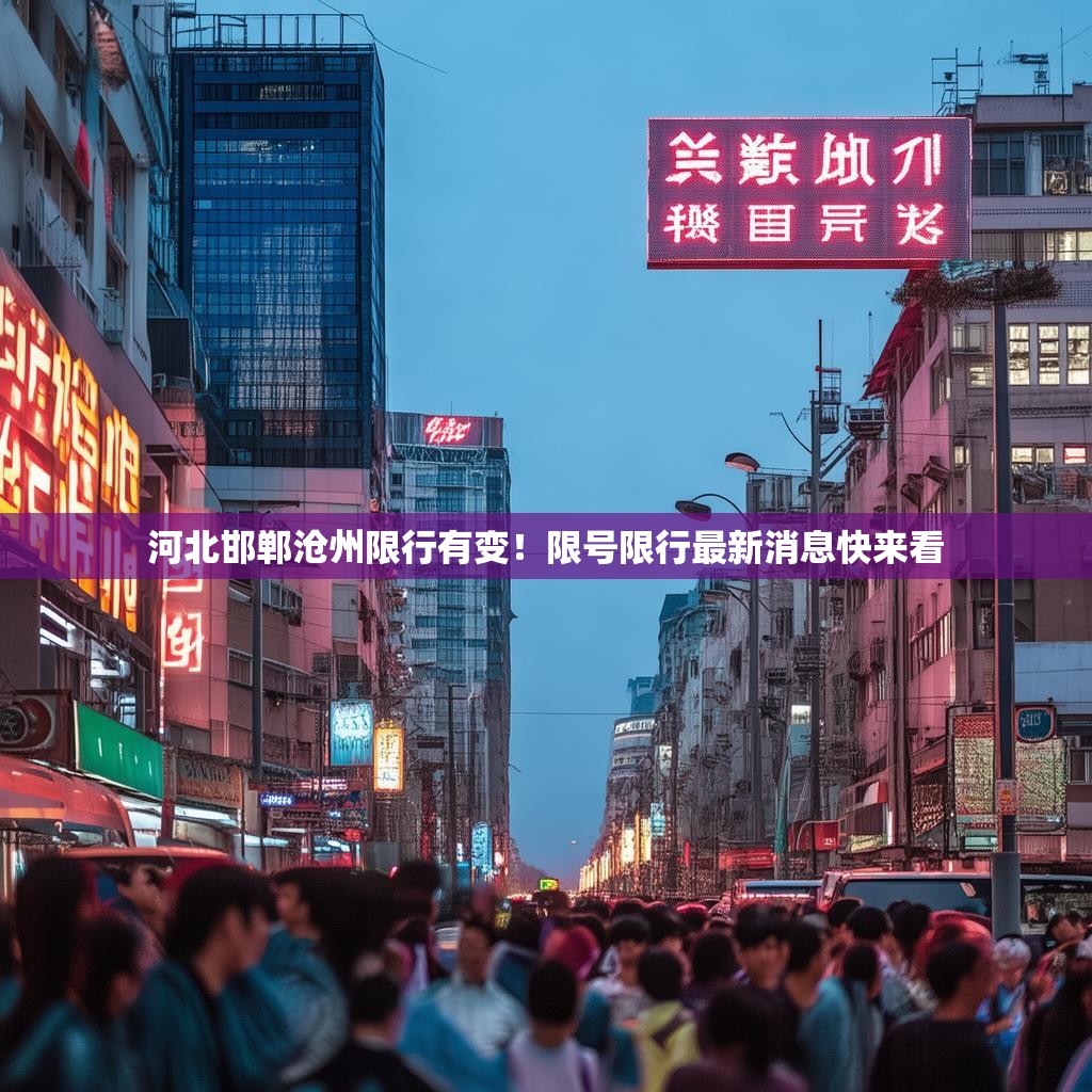 河北邯郸沧州限行有变！限号限行最新消息快来看