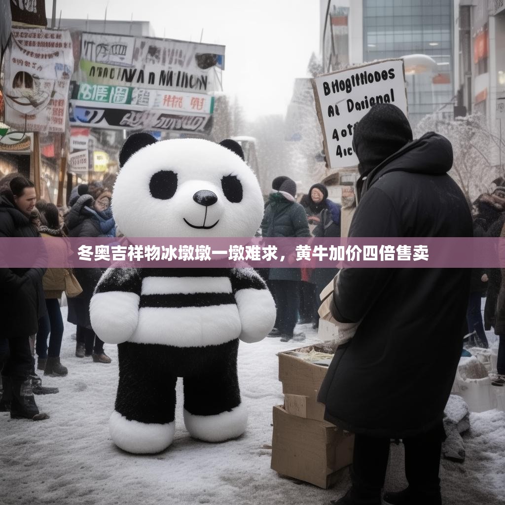 冬奥吉祥物冰墩墩一墩难求，黄牛加价四倍售卖