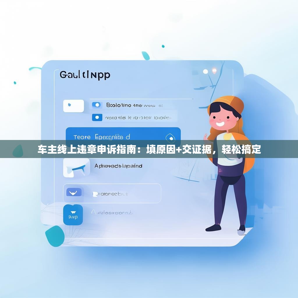 车主线上违章申诉指南:填原因+交证据,轻松搞定