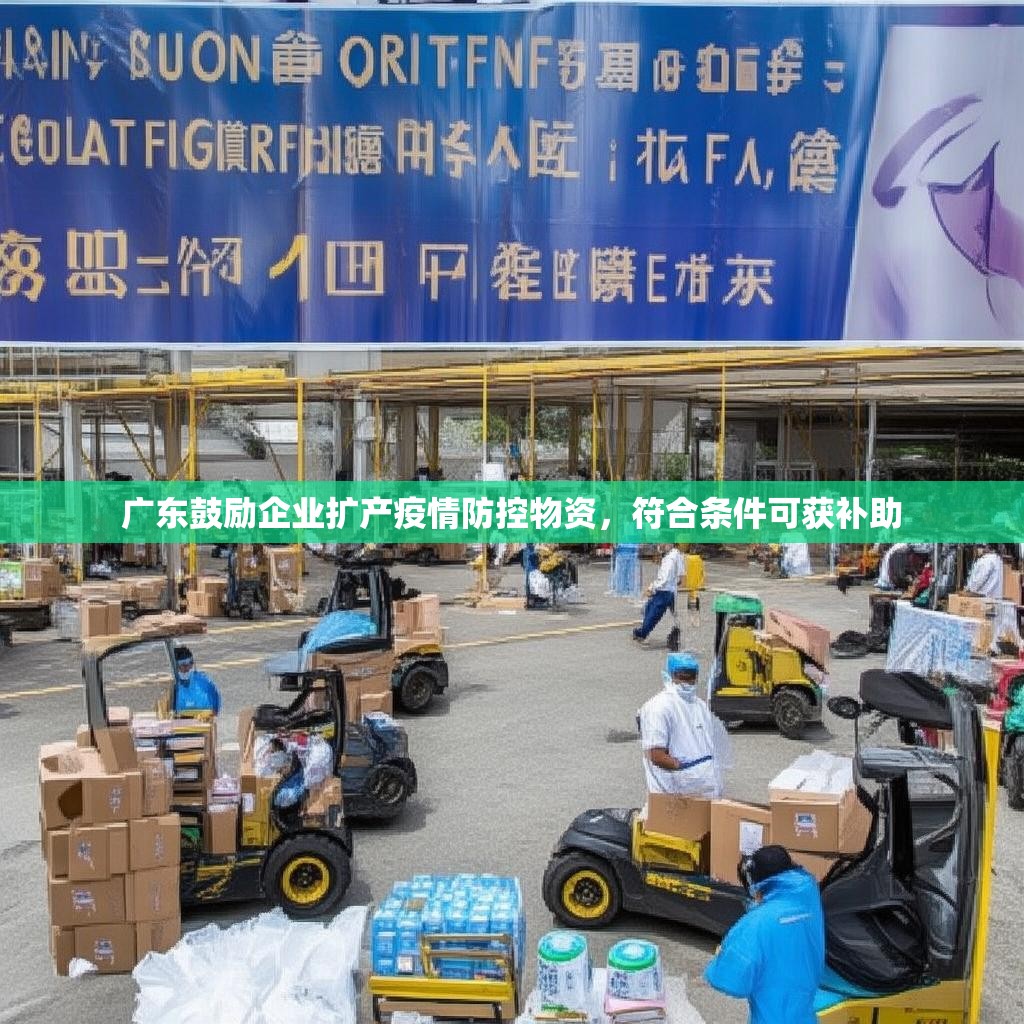 广东鼓励企业扩产疫情防控物资，符合条件可获补助