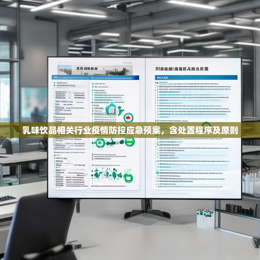乳味饮品相关行业疫情防控应急预案，含处置程序及原则