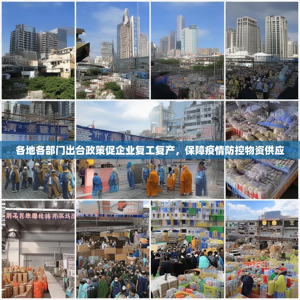 各地各部门出台政策促企业复工复产，保障疫情防控物资供应