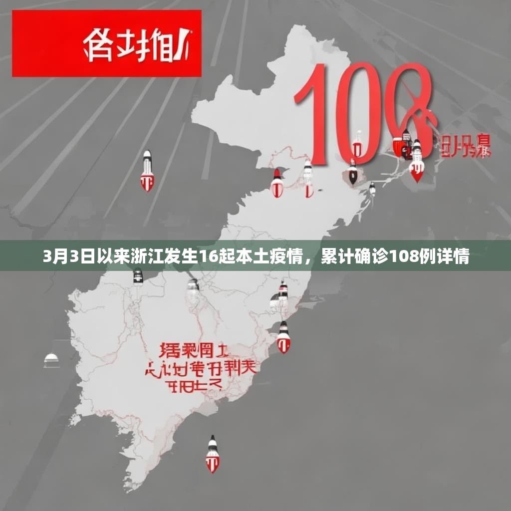 3月3日以来浙江发生16起本土疫情，累计确诊108例详情