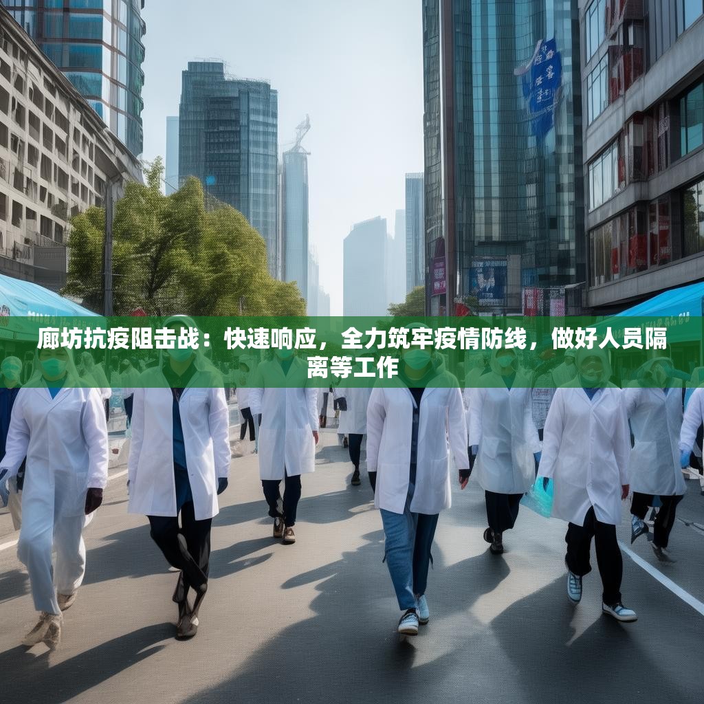 廊坊抗疫阻击战：快速响应，全力筑牢疫情防线，做好人员隔离等工作