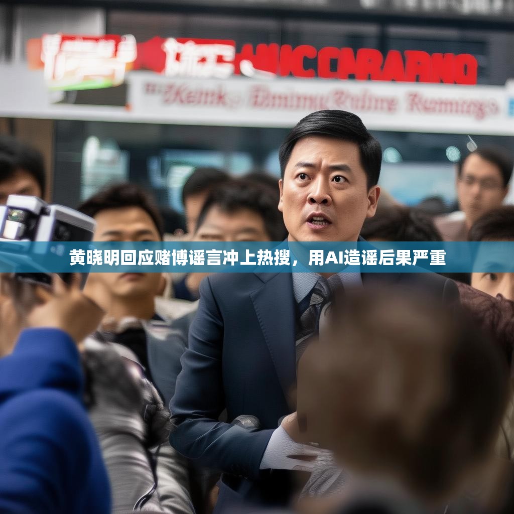 黄晓明回应赌博谣言冲上热搜,用AI造谣后果严重