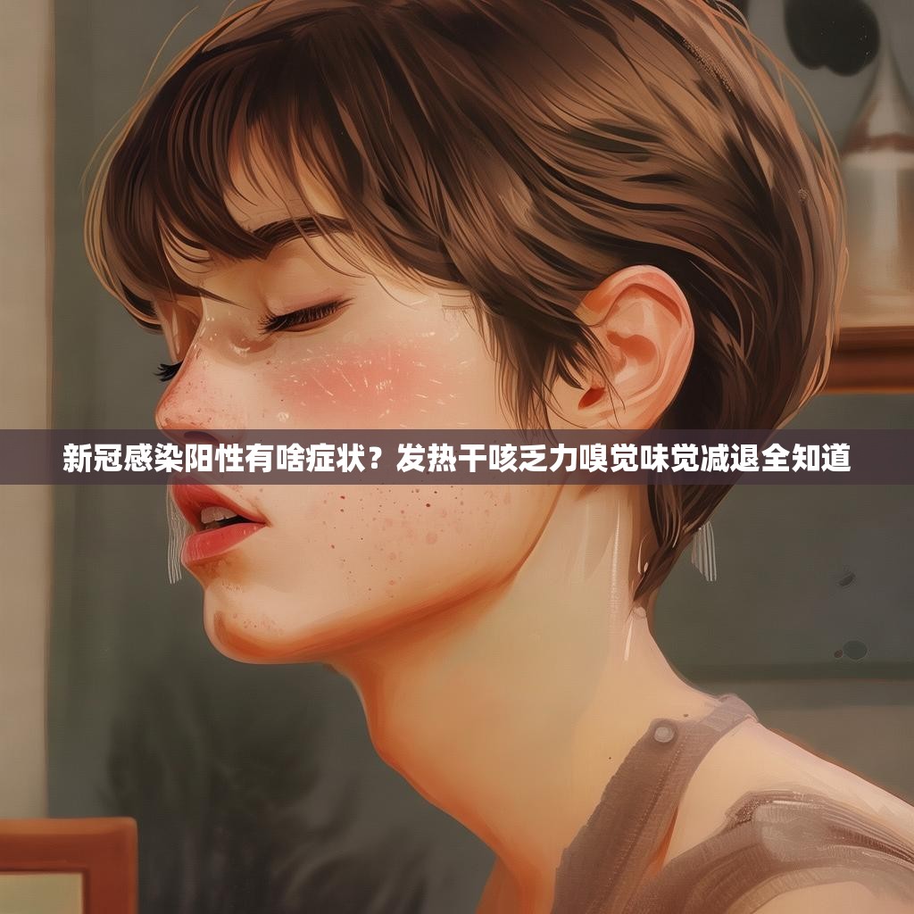 新冠感染阳性有啥症状？发热干咳乏力嗅觉味觉减退全知道