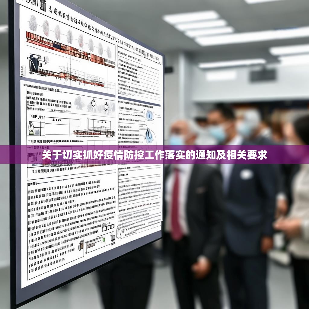 关于切实抓好疫情防控工作落实的通知及相关要求