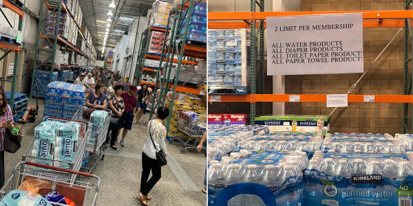 美国多地现抢购潮,疫情传播下居民囤物资应对