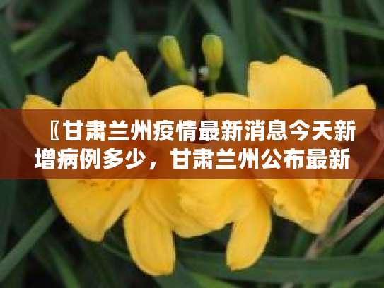 兰州新增本土无症状2636例原因及甘肃11月6日疫情详情